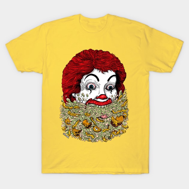 Clown Sick T-Shirt by Robisrael